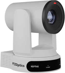 PTZOptics Move 4K 30x Auto-Tracking PTZ Camera with SDI / HDMI / USB and IP - White