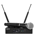 Shure QLXD124/85-H50 Combo Lav & SM58 Digital Wireless Mic System 534-598MHz