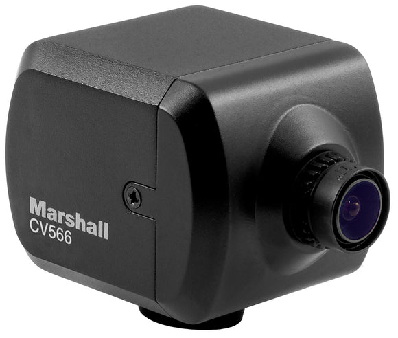 Marshall CV566 Miniature 3GSDI/HDMI Global Genlock Broadcast Camera with 3.6mm Interchangeable Lens