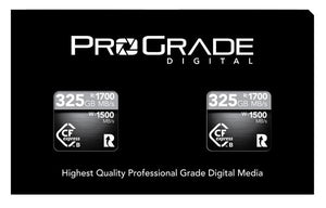 PROGRADE Digital 325GB CFEXPRESS 2.0 Memory card, 2-Pack