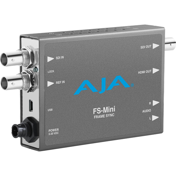 AJA FS-MINI Broadcast Frame Synchronizer for Untimed 3G-SDI/HD/SD Video Signals