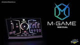 M-Game RGBDUAL Dual-USB Streaming Interface - RGB Lighting/Voice Effects/Sampler with Free Software Download for MAC/PC