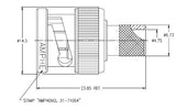 Amphenol 031-71064 BNC 75ohm RG6 Type Crimp Plug