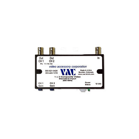 VAC 11-114-102 1x2 Composite Video DA