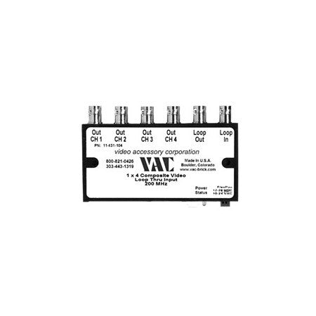 VAC 11-531-108 1x8 Composite Video Distribution Amplifier with BNCs