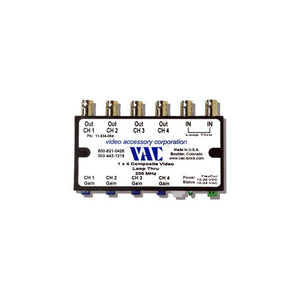 VAC 11-534-104 1x4 Composite Video Distribution Amplifier with BNCs