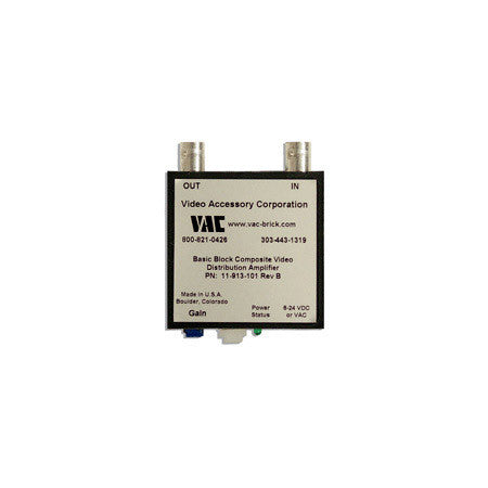 VAC 11-913-101 Composite Video DA 1X1 Standard Input with Variable Gain