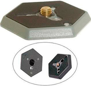 Bogen 130-14 Hexagonal QR Mounting Plate 1/4-20 Flush