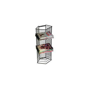 Onyx Matte Black Wire Wall or Stand Alone DVD Rack (65 DVDs)