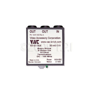 VAC 14-911-602 1x2 Mini-Brick S-Video Distribution Amp with Mini Dins