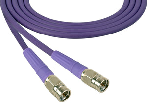 Belden 1505A RG59 Digital Coax Cable F Male to F Male (Purple Colors)