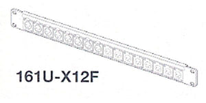 Canare 322U-X2F 32 Point 2RU Male XLR Solder Panel