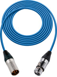 Sescom 1800F-XMF-1 Digital Patch Cable Belden 1800F AES/EBU Female XLR to Male XLR High-Flex