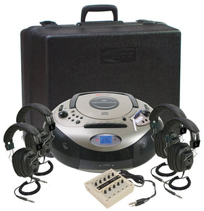 Califone 1886PLC 4-Person Spirit SD Stereo Listening Center