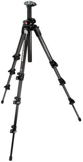 Manfrotto 190 CF 4 Section Tripod - Q90 w/Horizontal Center Column