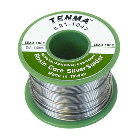 Tenma 21-1047 Lead-Free Rosin Core Solder - Silver - 6OZ