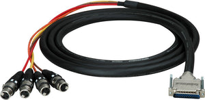 Gepco Digital 25Pin DSub 4 XLR Female - Yamaha 10FT