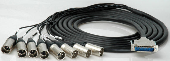 Mogami Digital 25Pin DSub to 8 XLR Male - Tascam-Digi 25FT