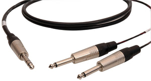 Audiophile 1/4-TS Insert Cables 6FT Pair