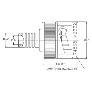 Amphenol 31-321 50 Ohm BNC Connector