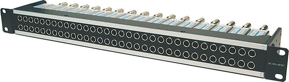 Canare 32MDS-ST-15RU 32-Point Mid-Size HD Straight Patchbay 2x32 1.5RU