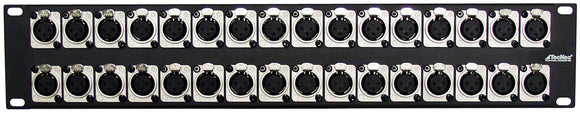 2 Space Rack Panel w/32 NC3MD-L-1