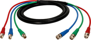 TecNec Premium 3 BNC Male to 3 Female Video Cable 15FT