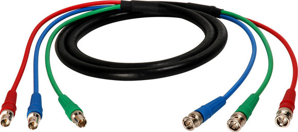 TecNec Premium 3 BNC Male to 3 Female Video Cable 10FT