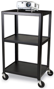 Bretford 24W x 18D x 42H AV Cart with 3 Shelves & E-Unit