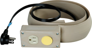 Geist Plastics Lay-Flat AC Power Extension 4FT Beige