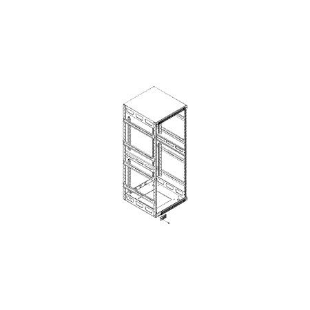 Adjustable Split Rear Rail 24 1/2in for 5-14 rack