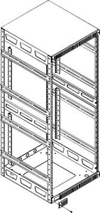 Middle Atlantic 26 Inch Deep SLIM 5 Rack 8 Space Split Rear Rail