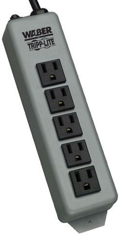 Waber-by-TrippLite 602-15 5-Outlet Power Strip w/Relocatable Power Tap