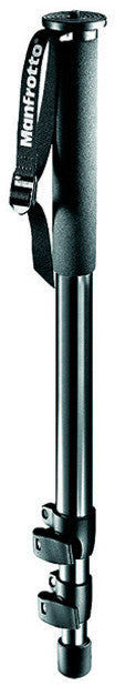 Manfrotto 681B Black Heavy-Duty Pro Aluminum 3-Section Monopod