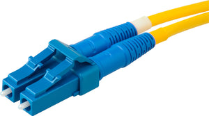 Senko 932-153-1D2 Premium 125um SM 3mm Duplex Fiber LC Connector with Blue Boot