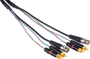 Canare A2V1 BNC with Dual RCA AV Dubbing Cable 50FT