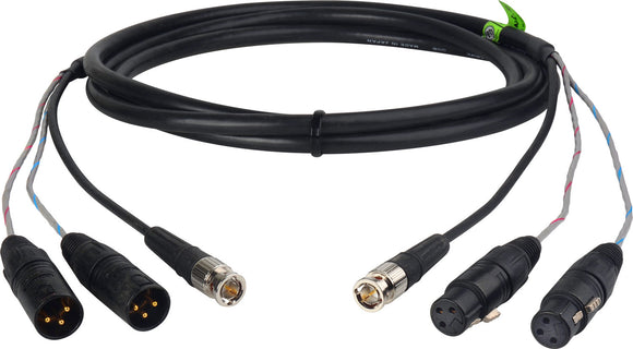 Premium XLR to BNC Dubbing Cable 50FT