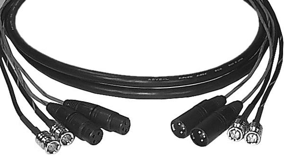 Premium XLR to BNC Dubbing Cable 10FT