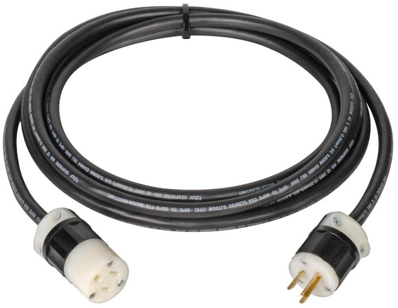 Heavy Duty 12-3 15 Amp Stinger AC Cord 10FT