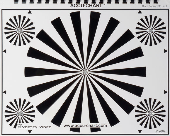 Vertex Back Focus Test Chart