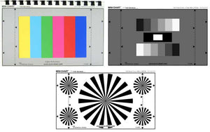 Vertex HD Mini SeriesBack Focus 16:9 and 4:3 Charts