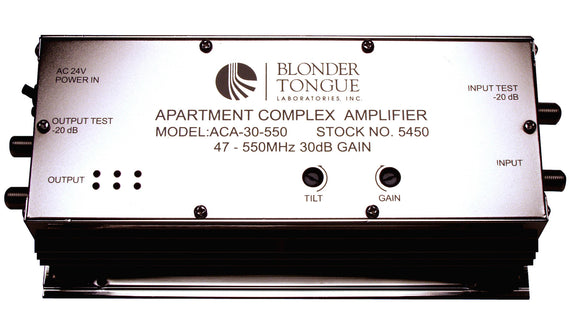 Blonder Tongue ACA-30-75R Apartment Complex Amplifier 30 dB 47-750 MHz Passive Return Dual Hybrid