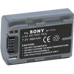 7.2V 680Mah Li-ion battery for Sony NP-FP50