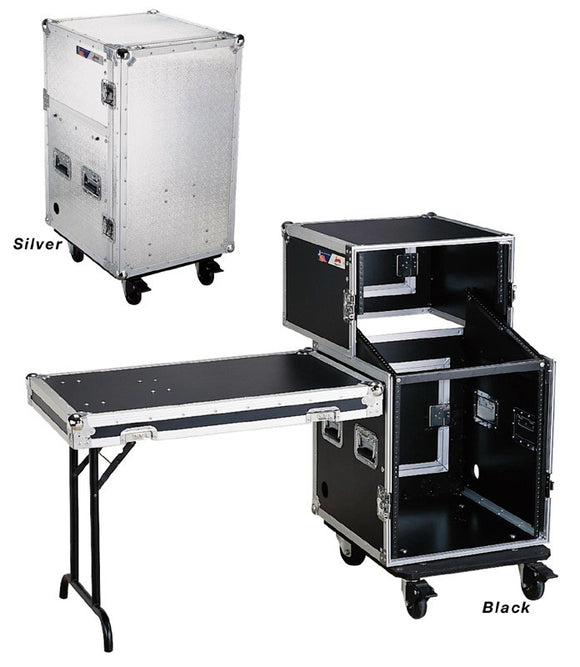 GMI Sound MR Combo Flight Case 12RU Bottom Rack