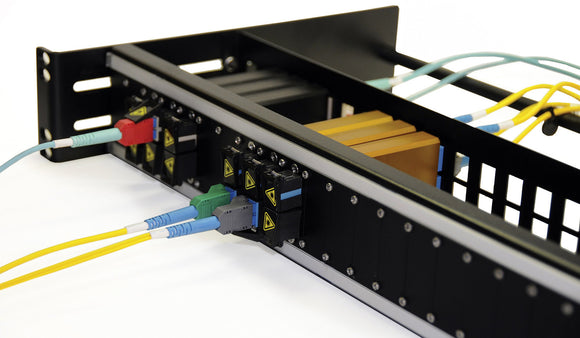 Advanced Fiber Products NTOSPNL1.5 Open Fiber Patch Panel for up to 24 NTOS Jacks - 1.5RU