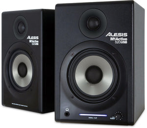 Alesis M1Active 520 USB Studio Monitors with USB Audio I/O - Pair