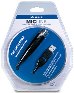 Alesis MicLink XLR to USB Mic Cable 16 Ft.