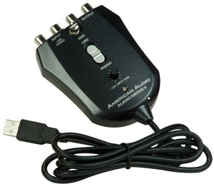 American Audio Genie II 2 In - 2 Out USB Audio Interface With RCA Connectors