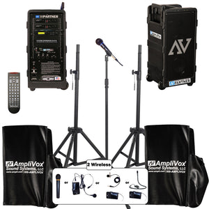 AmpliVox B9154 Digital Wireless Travel Audio Pro System Package - Handheld