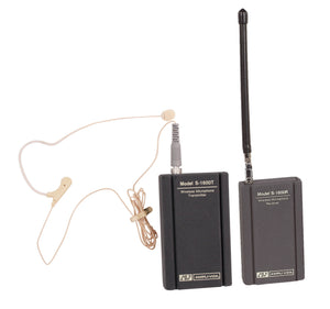 AmpliVox S1615 Wireless Flesh-Tone Single over-ear/headset electret Microphone kit